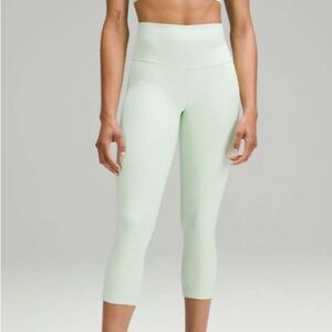 Lululemon Align High Rise Crop 21” Leggings in Kohlrabi Green
